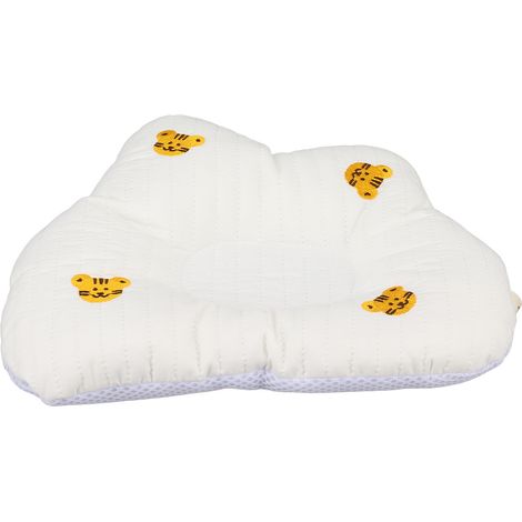 Oreiller Bébé Nuage Doux et Respirant en Coton PP pour Nouveau-né, Coussin Mignon en Forme de Nuage pour Dormir (1/5)