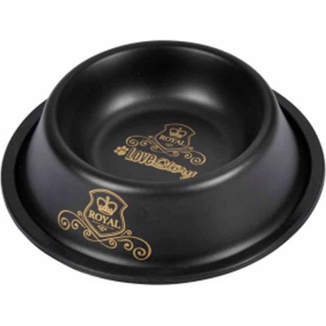 Gamelle pour Chien & Chat "Luxury" 15cm Noir