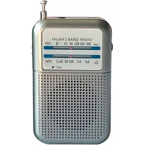 DE333 Mini-tragbarer AM/FM-Empfänger mit Griff, Taschenformat (1/5)
