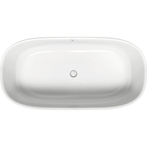 Duravit Zencha baignoire balnéo, pose libre, garniture (1/3)