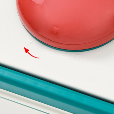Boîte à médicaments pour enfants en plastique, grande taille, portable, de type ambulance, verte. (1/5)