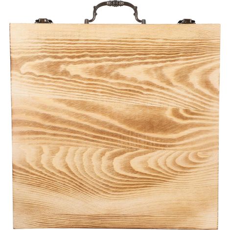 Wooden Jewelry Box 30x30x10 cm Vintage Keepsake Box Small Wooden Storage Box for Necklaces and Bracelets for Birthdays (1/5)