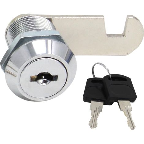 Serrure de sécurité de boîte aux lettres en acier inoxydable avec clefs assorties , 30mm Drawer lock