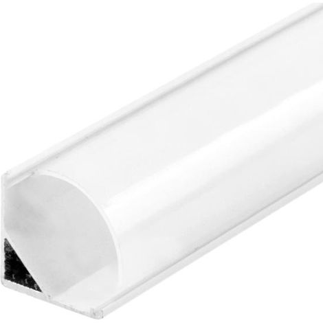 LED Strip Mounting Kit with Diffuser Aluminum 2000 15.815.8mm White Housing (1/10)