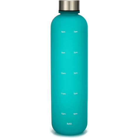 Gourde portable bouteille d'eau voyage étudiant tendance dégradé givré bouchon cuivre sport extérieur gobelet plastique espace. (1/4)