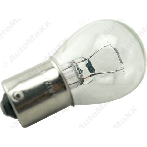 Car 12V 1156 BA15S P21W S25 halogen lamp bulbs, brake bulbs, turn signal bulbs, taillight bulbs, warm white light (10 bulbs) (1/4)