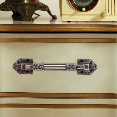 Antiker Türgriff aus Aluminiumlegierung, Schranktürgriff für Kleiderschrank, Schranktür, Holztorbeschläge (1/5)