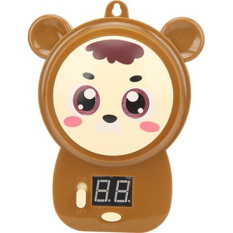 Compteur d'entraînement de saut avec commande tactile et annonce vocale intelligente - Marron (1/5)