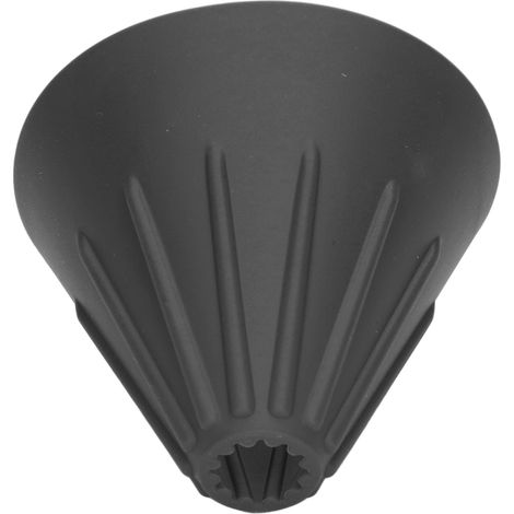 Filtre à café pliable et réutilisable en silicone noir, idéal pour les voyages, le camping, le bureau et la maison. (1/5)