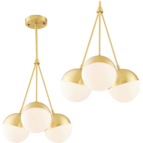 HÄNGELAMPE KUGEL GOLD APP688-3CP