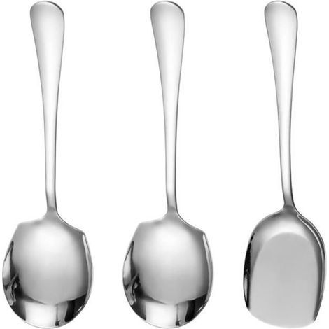 Servierlöffel, 3er-Set – Langer Griff – Modernes Design – Vielseitig (1/4)