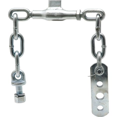 Catena laterale, supporto, stabilizzatore, bracci di sollevamento, 620 mm, M20x2.5