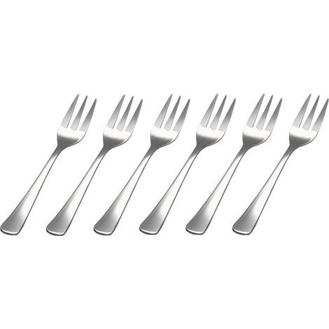Set mit 6 Kuchengabeln aus Edelstahl (1/5)