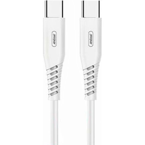 Andowl - Cavo Ricarica Trasferimento Dati Usb 2.0 Q-sj7a Da Type-c A Type-c 60 W Da 1 Metro - (1/2)