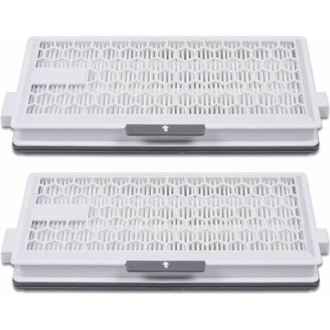 Confezione da 2 filtri HEPA Airclean Plus 50 per aspirapolvere Miele Complete C3 Powerline, S8340, Air Clean SF-HA 50 per Complete C2 C3 Compact C1 C2-2, confezione da 2 ricambi (1/4)