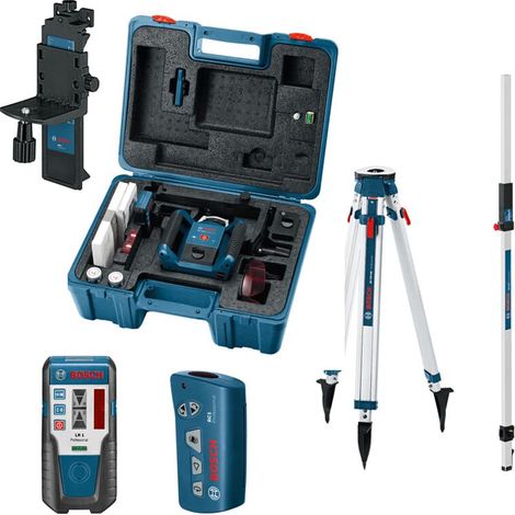 Bosch Rotationslaser GRL 300 HV, mit RC 1, WM 4, LR 1, BT 170 HD und GR 240
