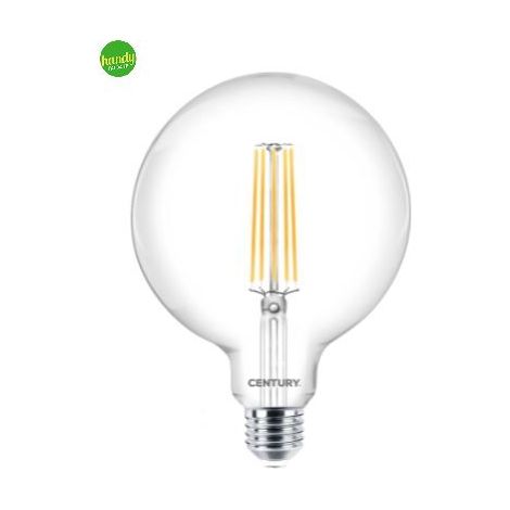 Century lampadina incanto filamento globo led 10w attacco e27 luce fredda ing125-102760 (1/5)