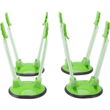 Support pour sacs de congélation mains libres (lot de 4) avec base antidérapante pour la cuisine (1/5)
