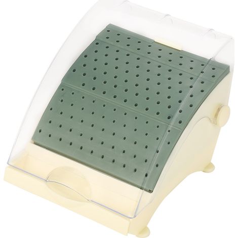 Zahnbohrerblockhalter mit 142 Aufnahmen, Aufbewahrungsschublade und Sterilisierbox