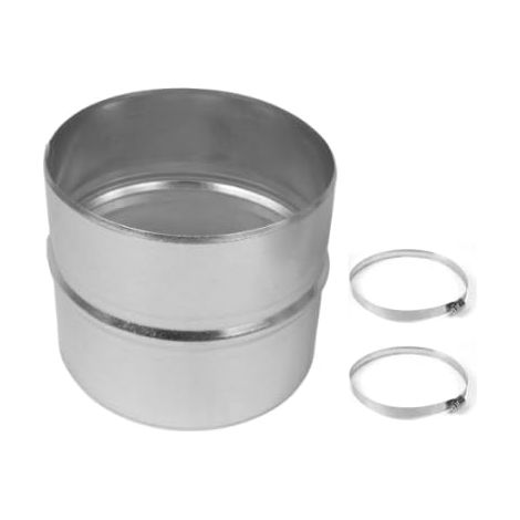 Diamètre : 100 mm - Raccord de tuyau d'aération rond - Flexible (1/5)
