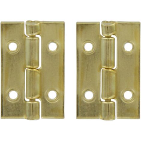 CERNIERA ACCIAIO OTTONATO 10 X 15 MM Q.TA 100