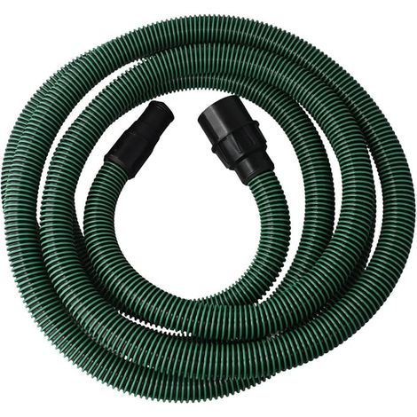 Manguera para aspiradora D27 (Ø 35 mm), manguera roscada antiestática para extracción de polvo (5 m) (1/5)