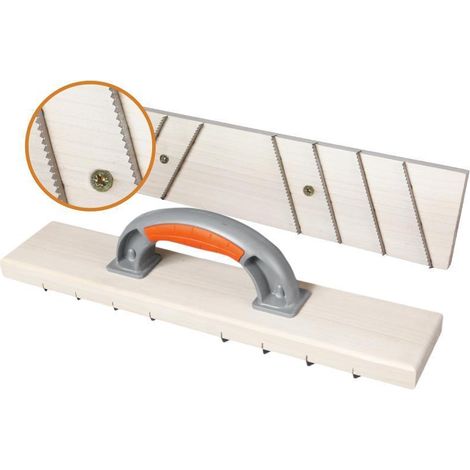 rascador talocha 400x90 para mortero base madera ebertools profi