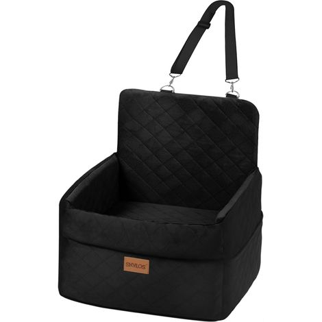 Skylos Dog Booster Car Seat Portable Travel Carrier Bed Basket Pet Puppy Black