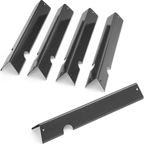 66032 Bars de flavorizer en acier inoxydable pour Weber Genesis II/LX 300, rails aromatiques pour Weber Genesis GS4 II LX E/S-340 E-310 E-315 E-335 E-330 S-335 Plaques chauffantes de rechange 43,5 cm