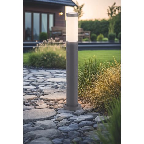 Century PALETTO DA GIARDINO A LED BAMBOO mm. 800 H - E27 - IP54  Col. Antracite