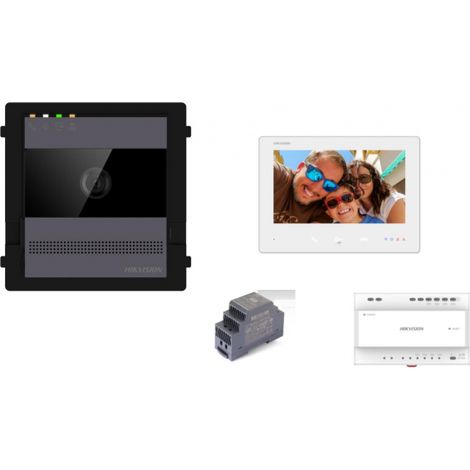 Kit Videocitofono Smart Villa Monofamiliare Hikvision 2 fili Monitor 7 pollici Wifi con App