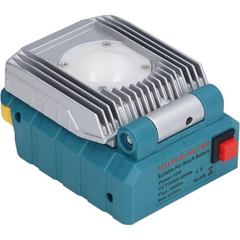 Work Lamp 10W Led Workshop Light Portable Lamp for 14.4V 18V Li Ion in Car Repair, Construction Site, Home Power Outages (1/5)