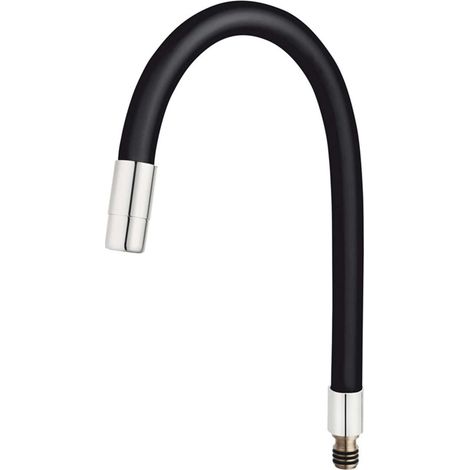 Novaservis Accessoires - Flexible pour mitigeur d'évier, noir/chrome W100B