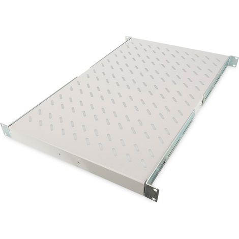 DIGITUS Tablettes pour armoires réseau et serveur 48.3cm 1HE grau Festeinbau (DN-19 TRAY-1-1000)