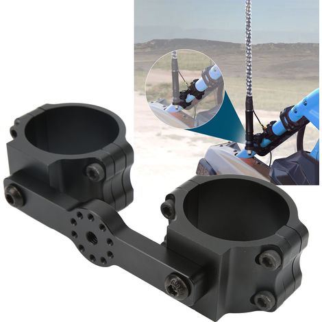 4,4-5 cm (1,75"-2") Roll-up-Fahnenmastantennen-Montagehalterung, Doppellagige Montagehalterung für UTV, ATV, RZR und 4x4. (1/5)