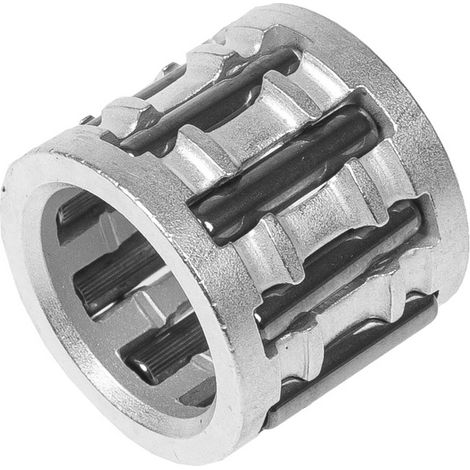Cuscinetto a rullini per perno di biella/pistone Polini Evolution, 12x17x15 mm, placcato argento