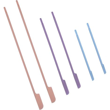18pièces Spatules Silicone Pour Grattoirs De Lotion Masque Aléatoires Outils Pour Récupérer Produits Flacons Et Pots (1/5)