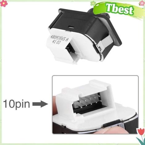 Tbest bouton de commande de rétroviseur latéral Bouton de Commande de Commutateur de Rétroviseur Latéral 8L1 4B moto commutateur (1/5)