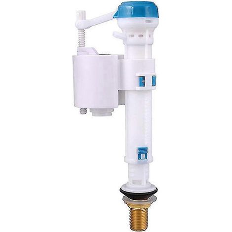 Robinet d'arrivée d'eau réglable pour WC, robinet de chasse d'eau, bouton-poussoir de chasse d'eau pour réservoir de WC Cuivre (1/5)