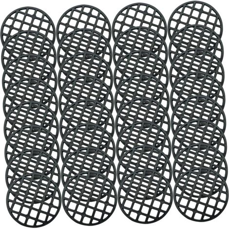 CCYKXA 200 Pieces Round Drainage Mats for Flower Pots, Leak-Proof and Insect-Proof Mesh, Breathable Net, Ø4.5CM, for Planter and Bonsai Bottoms (1/5)