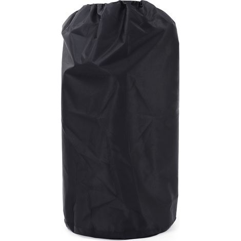 Schwarze Gastankabdeckung aus 210D Oxford-Gewebe, kleine Außen-Propangastankabdeckung, wasserdicht, staubdicht und UV-beständig (1/5)