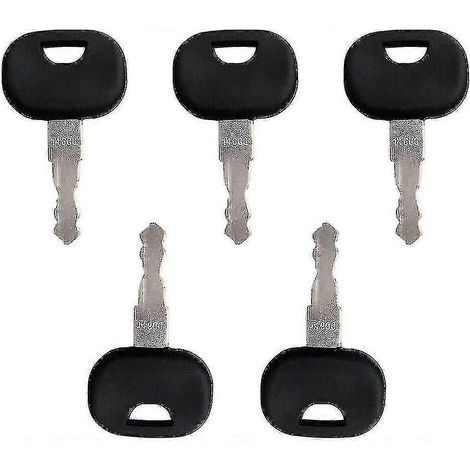 Clé 14603, 10 clés de contact de rechange, compatibles avec les excavatrices, chargeuses, etc. des marques Fendt, Claas, Liebherr, Zetteleyer, Deutz, Manitou et New Holland. (1/5)