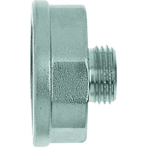 HEIMEIER Reduzierstück Rp 1 x R 1/2, Messing vernickelt, 2201-42.044 (1/2)