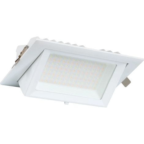 Downlight LED 20W Rectangular Direccionable  130lm/W LIFUD Corte 210x125 mm 4000K Blanco Neutro (1/4)