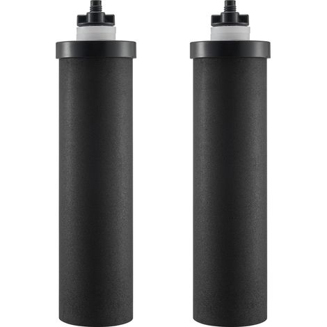 Wasserfilter-Ersatz Reinigungselemente, Aktivkohle-Ersatzfilter 2er-Pack, leicht austauschbarer Wasserfilter, Schwerkraft-Wasserfiltersystem Ersatz, kompatibel mit den meisten Marken (1/5)