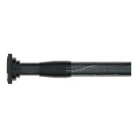 Tringle extensible entre-murs / Idéal pour une penderie / MadeInNature - 135 à 250 cm - Noir.