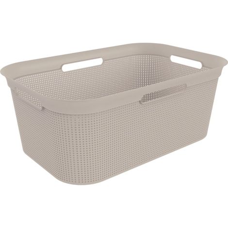 Panier à linge flexible Rotho Brisen 41 L Cappuccino