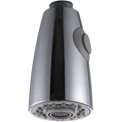 1PCS Deux Fonctions Robinet Cuisine Remplacement Extractible pour Douchette Evier Cuisine tête de pulvérisation en Chrome 1/2" L'interface (1/4)