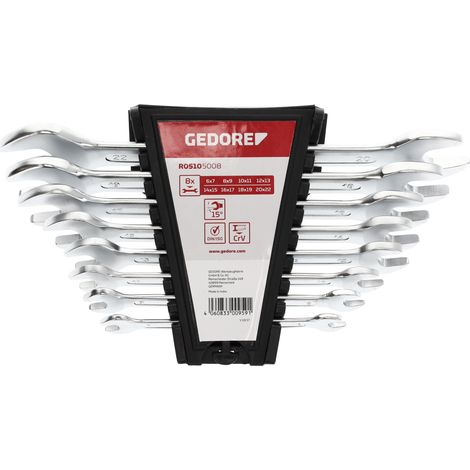 R05105008 Doppelmaulschlüssel Satz SW6-22 mm 8-teilig (1/5)