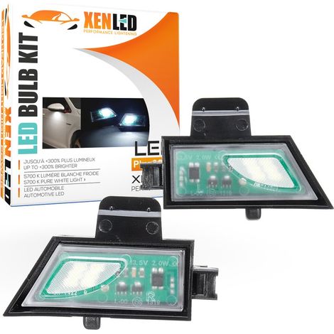 Pack 2 éclairages LED rétroviseur porte compatible avec Golf 7 & compatible avec Touran (1/5)